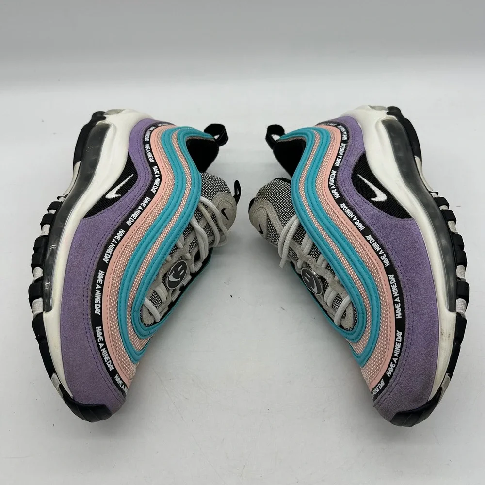 Nike 923288-500 Kids 6.5Y Womens Size 8 Air Max 97 GS Have A Nike Day Sneakers